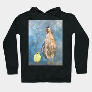 Mommy and baby chicken Hoodie